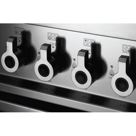 BERTAZZONI PRO9 6L 1E NE T Κουζίνα Ηλεκτρική με Εστίες Αερίου 90cm Μαύρο